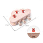 Interactive Wooden Cat Toy Whack-A-Mole Box - Solid Pine Cloud Puzzle with Pop-Up Cartoon Figures - Mental V888-ELOSUNG41751