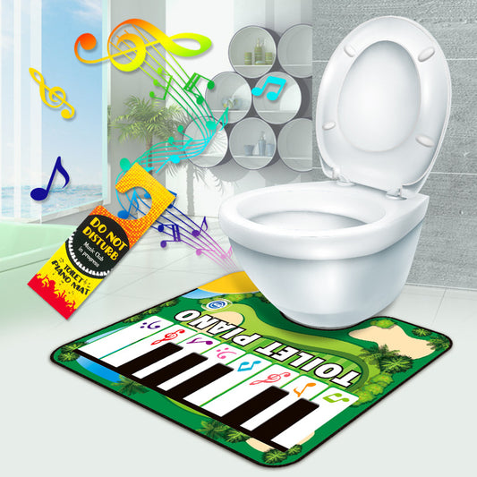 Green Electronic Toilet Piano Mat - Musical Potty Keyboard with Golf Theme - Funny Novelty Gag Gift for Kids V888-ELOSUNG41784