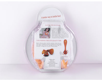 Hands-Free Baby Bottle Holder - Shoulder Mounted Feeding Aid for Parents - Anti-Slip & Adjustable Design - V888-ELOSUNG41786