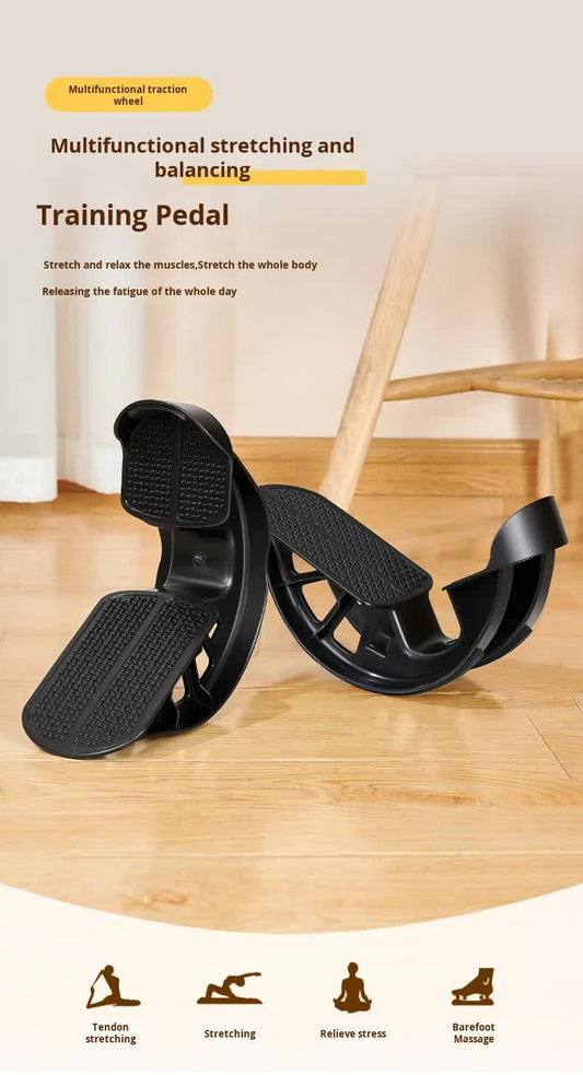 2 PCS Dual Foot Rocker with Connecting Bar - Calf & Ankle Stretcher System for Plantar Fasciitis Relief - V888-ELOSUNG41800