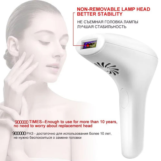 IPL Laser Hair Removal Handset for Women & Men - 900,000 Flashes Home Use Hair Remover Device for Face Body V888-ELOSUNG41815