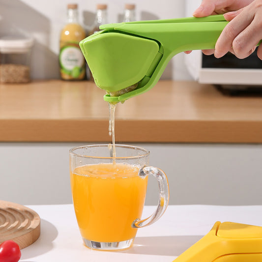Foldable Manual Lemon Squeezer & Citrus Juicer - Portable Handheld Fruit Press for Fresh Orange & Lime Juice V888-ELOSUNG41831