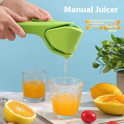 Foldable Manual Lemon Squeezer & Citrus Juicer - Portable Handheld Fruit Press for Fresh Orange & Lime Juice V888-ELOSUNG41831
