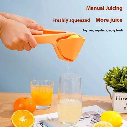 Foldable Manual Lemon Squeezer & Citrus Juicer - Portable Handheld Fruit Press for Fresh Orange & Lime Juice V888-ELOSUNG41832