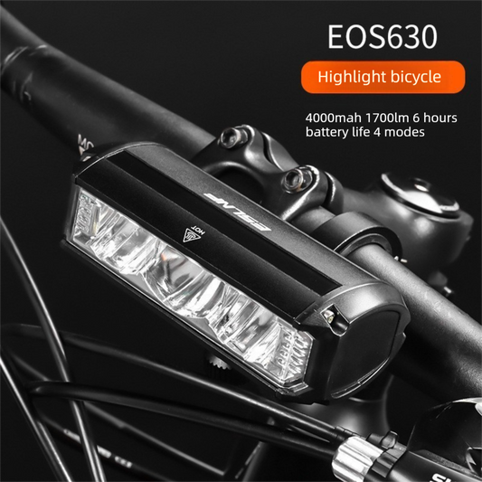 EOS630 1700 Lumen High Brightness Bike Light with Single Bracket Mount - 4000mAh Long Life USB Rechargeable V888-ELOSUNG41865