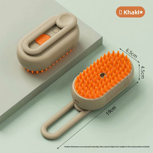 3 in 1 Electric Pet Spray Comb with Rotatable Handle Anti Static Grooming Brush for Cats and Dogs Massage V888-ELOSUNG41871