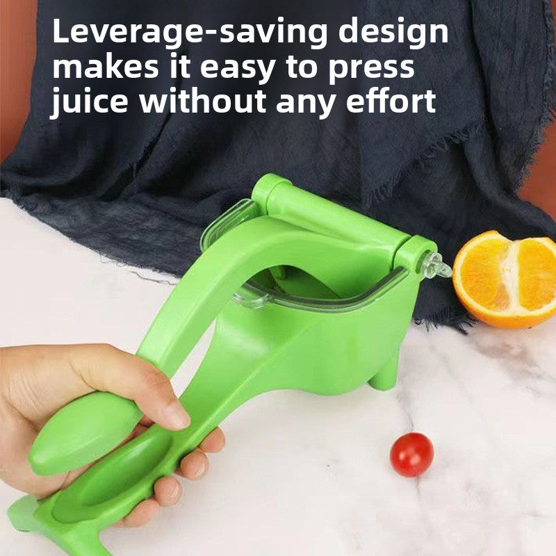 Manual Fruit Juicer Hand Press Citrus Squeezer Lemon Orange Lime Extractor Portable Food Grade PP Green Easy V888-ELOSUNG41886