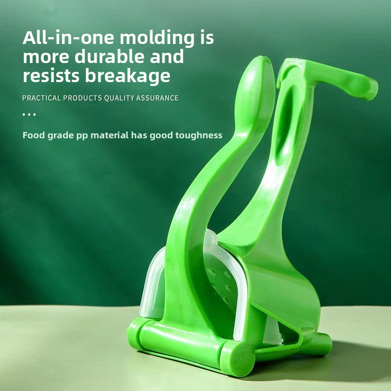 Manual Fruit Juicer Hand Press Citrus Squeezer Lemon Orange Lime Extractor Portable Food Grade PP Green Easy V888-ELOSUNG41886