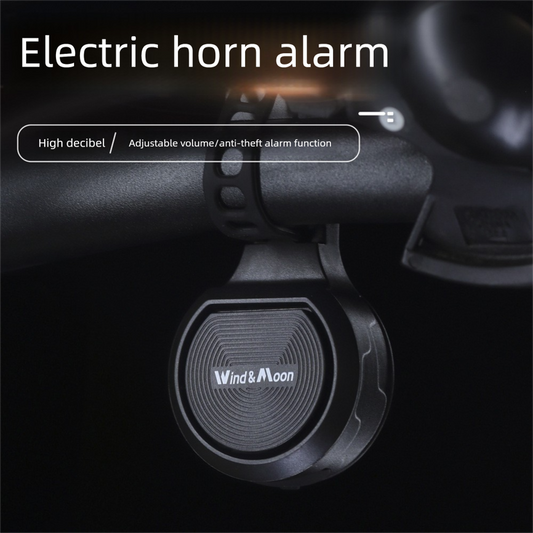 130dB Electric Bike Horn with Anti-Theft Alarm Electronic Bicycle Bell USB Rechargeable Waterproof Adjustable V888-ELOSUNG41887