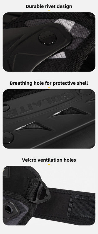 SULAITE Motorcycle Elbow Pads Motocross Arm Guards Hard Shell Protective Gear Quick Release Adjustable Strap V888-ELOSUNG41891