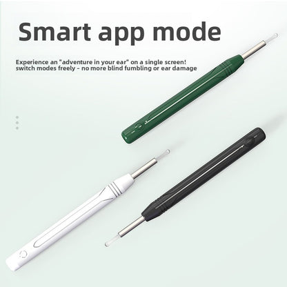 Smart Visual Ear Wax Removal Tool with HD Camera WiFi Wireless Otoscope Ear Cleaner 3.5mm Ultra Slim Lens for V888-ELOSUNG41966