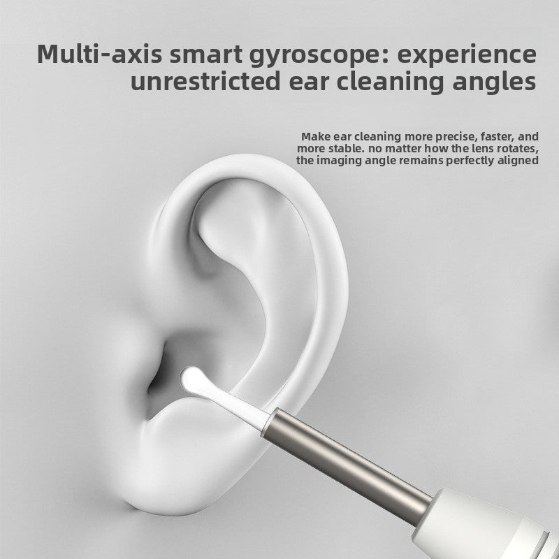Smart Visual Ear Wax Removal Tool with HD Camera WiFi Wireless Otoscope Ear Cleaner 3.5mm Ultra Slim Lens for V888-ELOSUNG41966