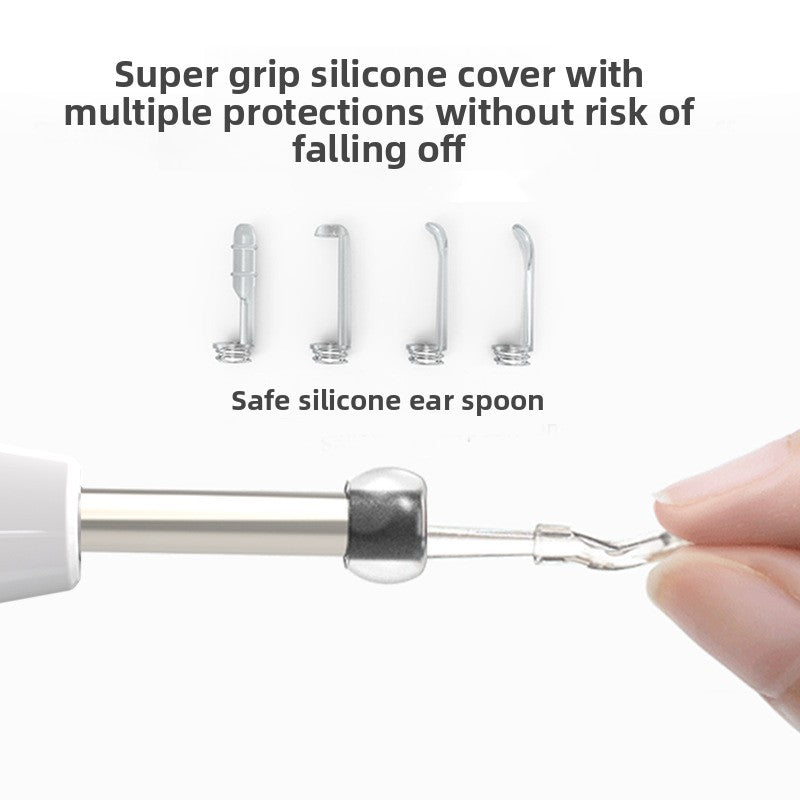 Smart Visual Ear Wax Removal Tool with HD Camera WiFi Wireless Otoscope Ear Cleaner 3.5mm Ultra Slim Lens for V888-ELOSUNG41966