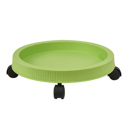 Green 3-Tier Stackable Strawberry & Vegetable Planter with Mobile Wheel Tray - Space-Saving Vertical V888-ELOSUNG42020