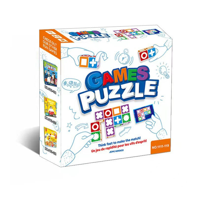 Basic Edition Kids Logic Thinking Matching Game - Interactive Educational Puzzle Toy Tabletop Board Game V888-ELOSUNG42025