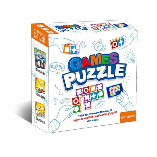 Basic Edition Kids Logic Thinking Matching Game - Interactive Educational Puzzle Toy Tabletop Board Game V888-ELOSUNG42025