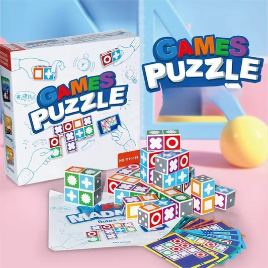 Basic Edition Kids Logic Thinking Matching Game - Interactive Educational Puzzle Toy Tabletop Board Game V888-ELOSUNG42025