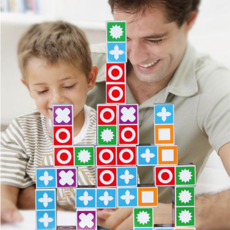 Basic Edition Kids Logic Thinking Matching Game - Interactive Educational Puzzle Toy Tabletop Board Game V888-ELOSUNG42025