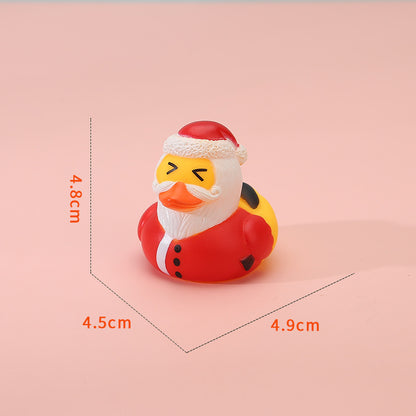Christmas Rubber Duck Advent Calendar - 24 Days Countdown with Giraffe Themed Mini Duck Toys (Blind Box) V888-ELOSUNG42194