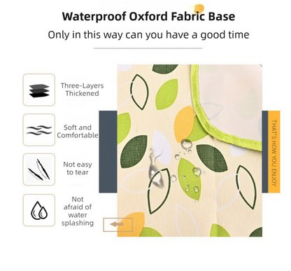 Yellow Plaid Foldable Waterproof & Moisture-Proof Picnic Blanket 150x100CM - 600D Three-Layer Composite V888-ELOSUNG42197