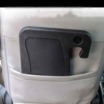 Grey Multi-Functional Car Steering Wheel Tray - Portable Auto Desk for Eating, Laptop, and Drink Holder V888-ELOSUNG42201