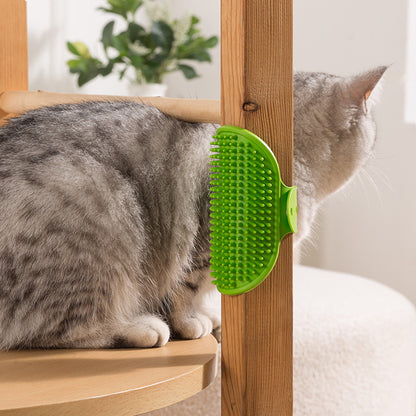 3-Pack Green Multi-Functional Adjustable Silicone TPR Pet Grooming Massage Brush - for De-Shedding, and V888-ELOSUNG42202