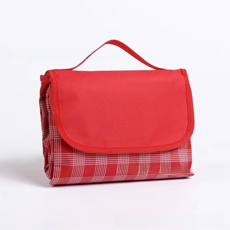 Red Bar Foldable Waterproof & Moisture-Proof Picnic Blanket 150x100CM - 600D Three-Layer Composite Oxford V888-ELOSUNG42245