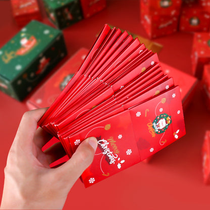 Red Pop-Up Jumping Gift Box Set (20 Bouncing Boxes) - Christmas / Valentine's Day Creative Surprise Gift Kit V888-ELOSUNG42249