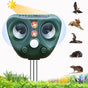 Model 703 Solar Powered Animal Repeller - Advanced Ultrasonic, Alarm & Flashing Light System V888-ELOSUNG42257