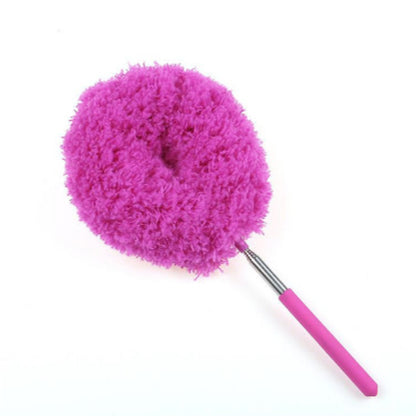 2-Pack Purple Telescopic Electrostatic Duster with 360 degrees Hollow Ring Design - Fan Blade Cleaner, High V888-ELOSUNG42260