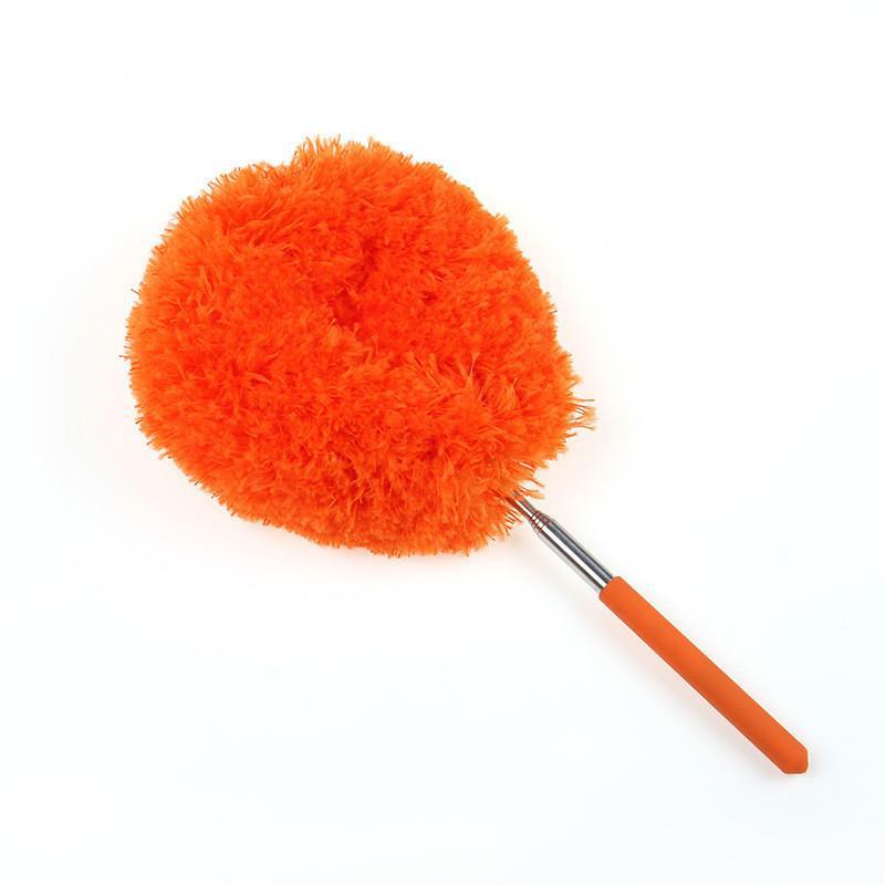 2-Pack Orange Telescopic Electrostatic Duster with 360 degrees Hollow Ring Design - Fan Blade Cleaner, High V888-ELOSUNG42262