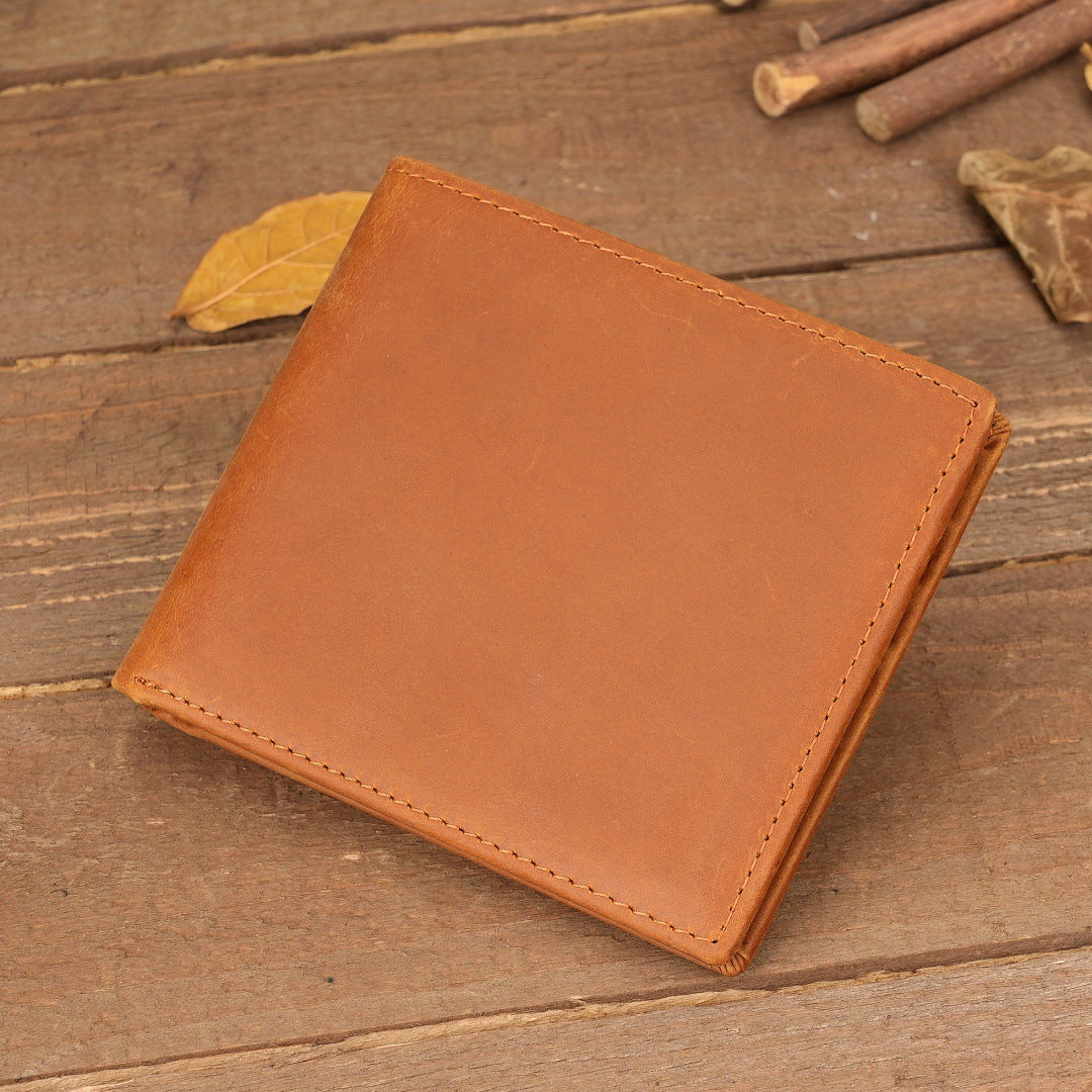 Premium To My Son Embossed Genuine Cowhide Leather Wallet - RFID Blocking, Parents Gift for Son (VE12104 V888-ELOSUNG42273