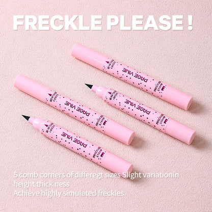 2-Pack #02 Medium 2-in-1 Double-Headed Freckle Pen & Eyeliner - Natural & Long-Lasting, Easy Coloring for V888-ELOSUNG42275