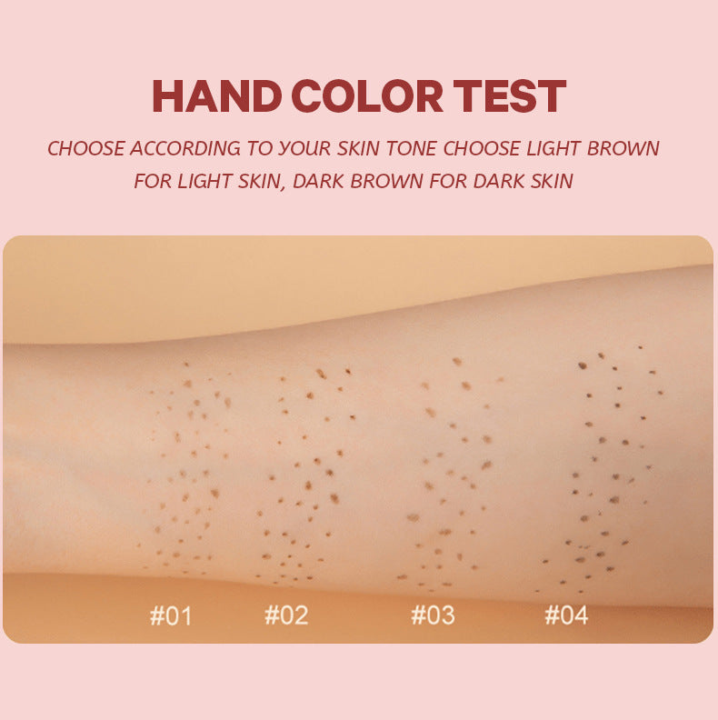 2-Pack #02 Medium 2-in-1 Double-Headed Freckle Pen & Eyeliner - Natural & Long-Lasting, Easy Coloring for V888-ELOSUNG42275