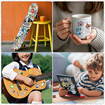 300 Pcs Prank Meme Graffiti Stickers Pack - Waterproof PVC Personalized Decals for Laptop, Luggage, Water V888-ELOSUNG42279