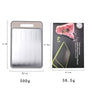 Beige Aluminum Fast Thawing Dual-Sided Cutting Board(31x21CM) - Multifunctional Kitchen Tool with Garlic V888-ELOSUNG42327
