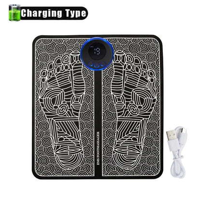 EMS Foot Massager Mat - Pulse Device for Foot Reflexology, Deep Tissue Massage, and Acupressure Stimulation V888-ELOSUNG42364
