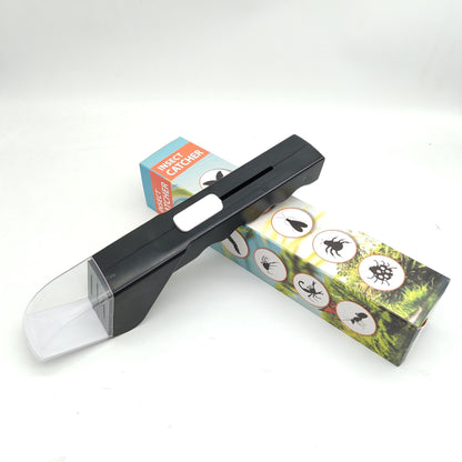 Black Handheld Insect Catcher and Bug Grabber Tool - Quick and Clean Removal of Spiders, Roaches, Bees & V888-ELOSUNG42383