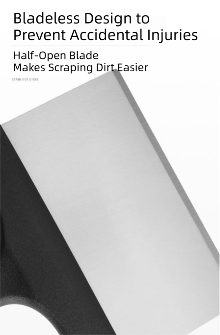 Stainless Steel BBQ Griddle and Grill Cleaning Tool Set - Scraper, 4 Cleaning Pad with TPR Handle Kit for V888-ELOSUNG42388