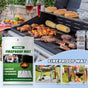 150x100 CM Outdoor Fire Pit Mat and Grill Pad - Up to 500 degrees C Resistant Square Deck Protector for V888-ELOSUNG42401