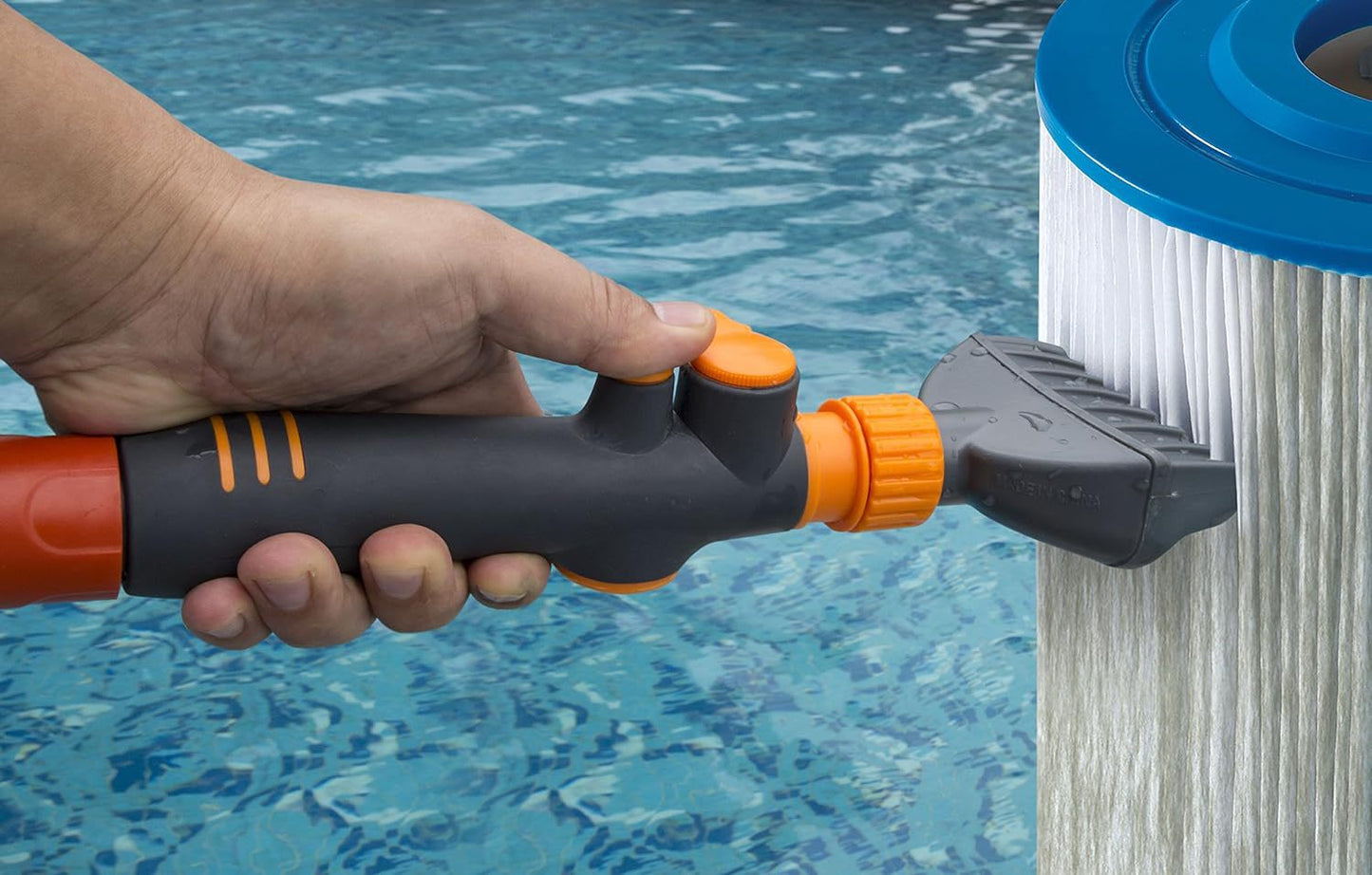 2-Pack Handheld High-Power Jet Water Sprayer for Pool and Spa Cartridge Filter Cleaning - Hydro-Powered V888-ELOSUNG42406