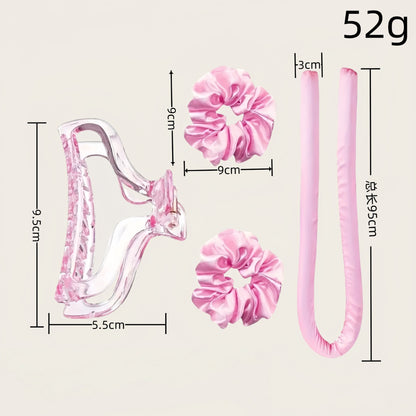 12-Piece Heatless Hair Curler Set for Damage-Free Curls & Comfortable Sleep - Soft Sponge Sleep-In Rollers V888-ELOSUNG42443