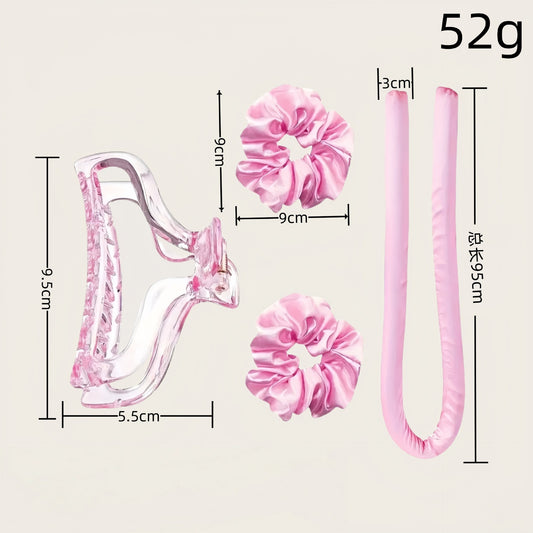 12-Piece Heatless Hair Curler Set for Damage-Free Curls & Comfortable Sleep - Soft Sponge Sleep-In Rollers V888-ELOSUNG42445