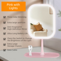 Portable LED Makeup Mirror with Integrated Fill Light & Storage Chassis - 360 degreesRotatable V888-ELOSUNG42497