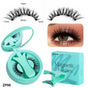3-Set of 3D Magnetic Eyelash & Applicator (ZP06 4-Piece/Set) - Reusable, Glue-Free, Professional Makeup Tool, V888-ELOSUNG42531