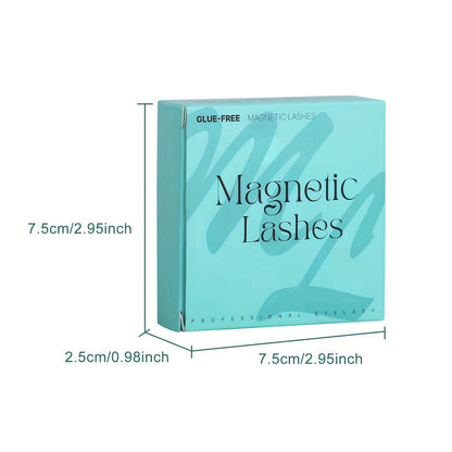 3-Set of 3D Magnetic Eyelash & Applicator (ZP06 4-Piece/Set) - Reusable, Glue-Free, Professional Makeup Tool, V888-ELOSUNG42531