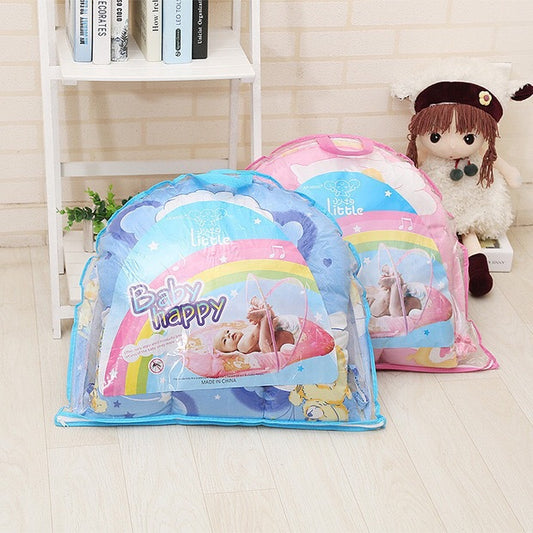 Blue Rabbit Portable 3-in-1 Mosquito Net Set with Soft Sleep Pad & Pillow - Foldable Pop-Up Travel Bassinet V888-ELOSUNG42579