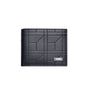 Black Men's Ultra-Thin PU Leather Wallet - Compact & Stylish Bi-fold Purse with Multiple Card Slots V888-ELOSUNG42607