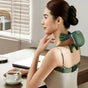 Wireless 4D Bionic 10-Fingers Shoulder & Neck Massager - EMS Micro-current & Vibration Neck Reliever with V888-ELOSUNG42708