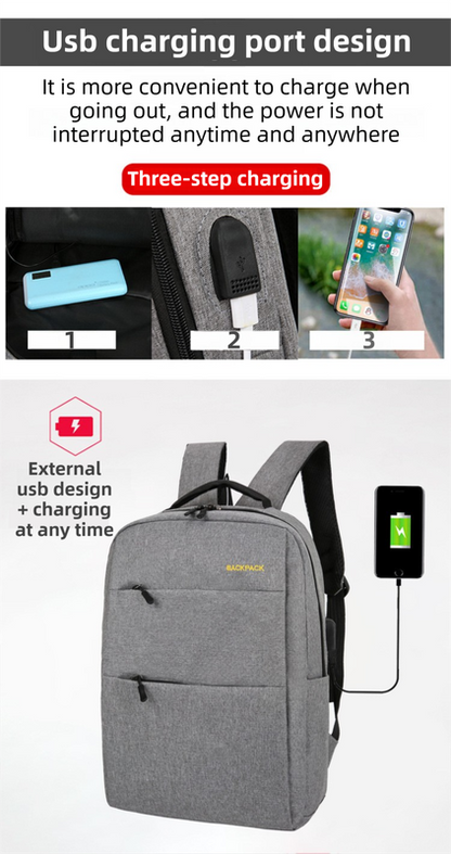 Black 3-PCS Multi-Functional & Lightweight Backpacks Set for Students - Large Capacity Durable Travel Daypack V888-ELOSUNG42712